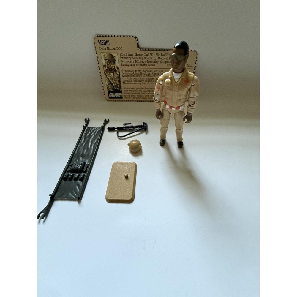 Vintage 1983 GI Joe Doc Complete Figure Complete